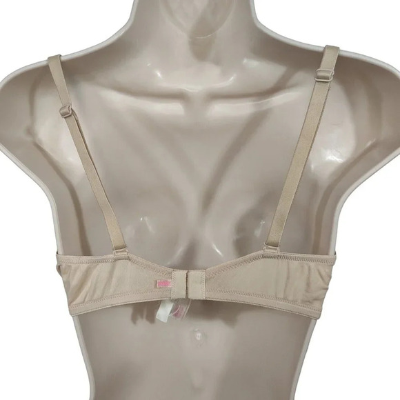 Victorias Secret Where Everywhere T-shirt Lightly Lined Bra Women Size 34D Tan - Picture 2 of 8